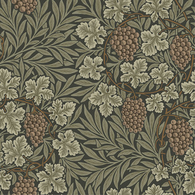 Vine Floral Wallpaper
