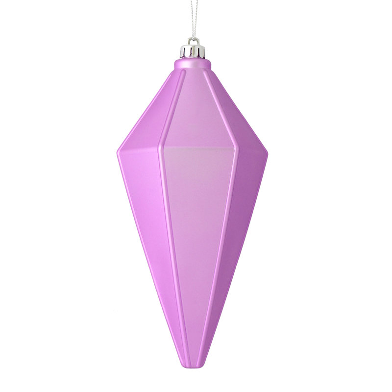 Ornement de lanterne 7 po, Orchidée mat