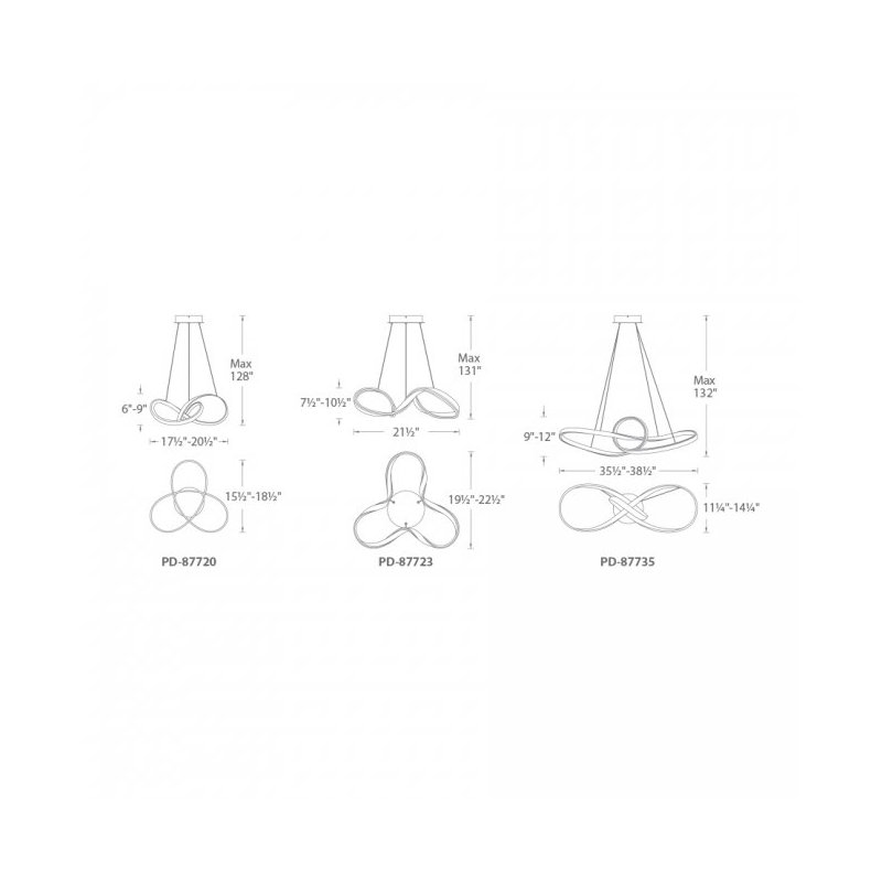 Cissna 1 - Light LED Pendant, Chrome