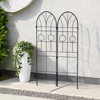 Autre élément de décoration extérieure avec structure métallique, pouvant être posé au sol. Poids : 3,7 kg. Dimensions : 78,7 x 19,7 pouces (200 x 50 cm).