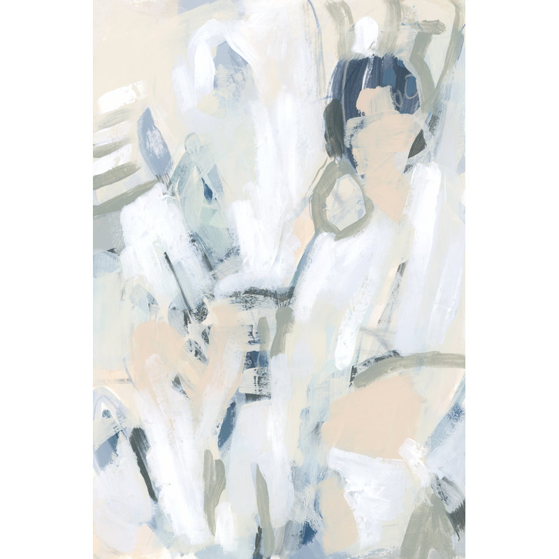 Blue Notes I by June Erica Vess - Wrapped Canvas Print, 45.72cm H x 30.48cm W x 3.8cm D