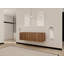 Meuble-lavabo mural 60 po (seulement le meuble, sans évier supérieur)-117193907-117193908