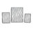 Bradwell Metal Picture Frame - Set of 3-929755520