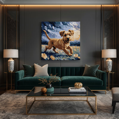«Dogs Silky Terrier», art mural sur toile