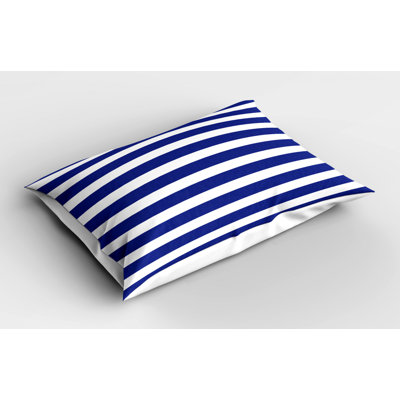 Narwhal Polyester Striped Sham Set