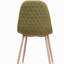 Ensemble de 2 chaises et table d'appoint modernes