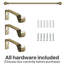 Almera Adjustable Curtain Pole/Rod Long-lasting Set for living room, bedroom, kitchen-1790628888-1790628889