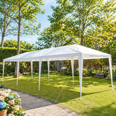 Outdoor 29.5 Ft. W X 9.5 Ft. D Metal Party Tent
