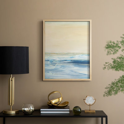 Warm Skies I Framed Print - Solid Wood
