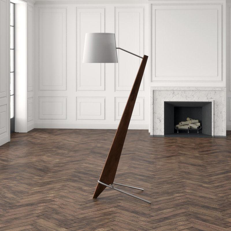Silva Floor Lamp, Walnut