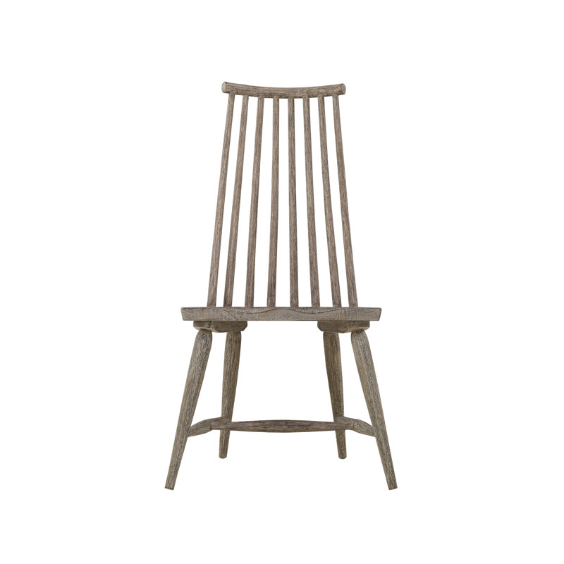 18 " H Rubberwood Solid Wood Side Chair, Gray