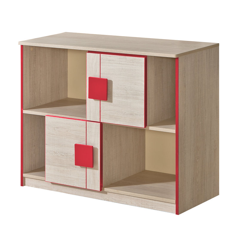 Castro Kids Combo Dresser, Beige/Red