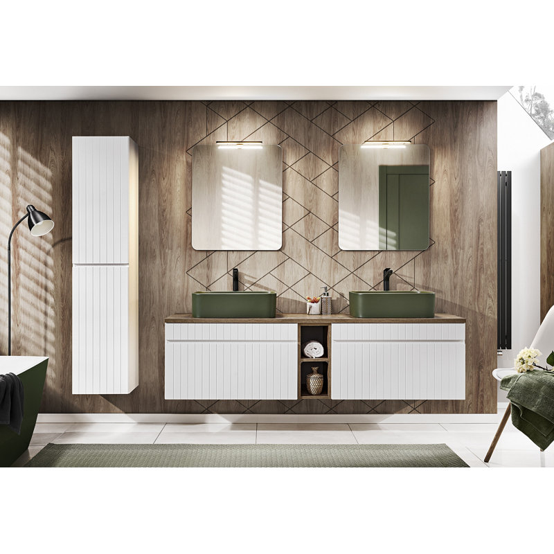 Adilbek 80 mm Single Double Bathroom Vanity Base