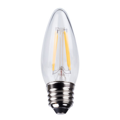 5 watts (40 watts équivalent), ampoule à del b11, ampoule à intensité variable, blanc chaud (2700k) e26/moyen (standard) base