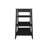 Linen Cabinet 29.7"H, Four Shelves, Vertical, Black-1839568178-1839568172