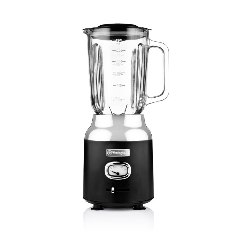 Westinghouse Retro Food Blender, Black
