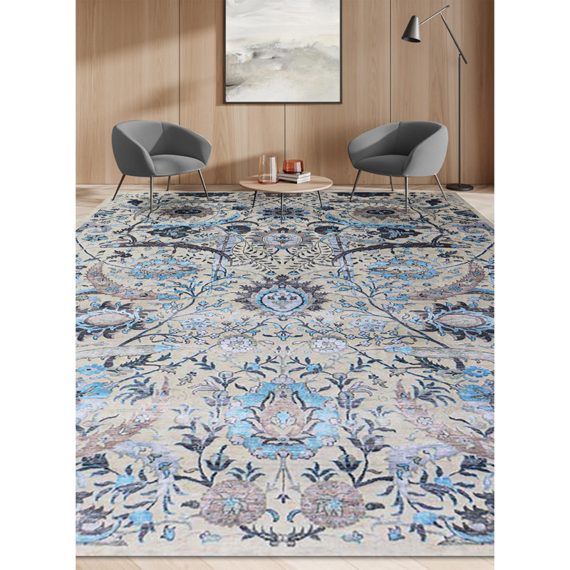 Area Rug in Ivory, Rectangle 10' x 14'