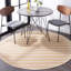 Tapis intérieur / extérieur Tribble en jaune / blanc-794002836