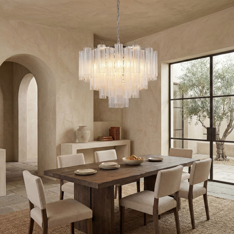 Ebyan 9 - Light Dimmable Tiered Chandelier