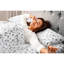 Ensemble de draps 4 pièces avec flocons de neige noirs, flanelle 100% coton, dimensions surdimensionnées allant jusqu'à 18 po de hauteur, douceur supérieure, drap-housse élastique, pré-rétréci