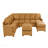 Leather Match Large Seating Modular Sectional-1640467708