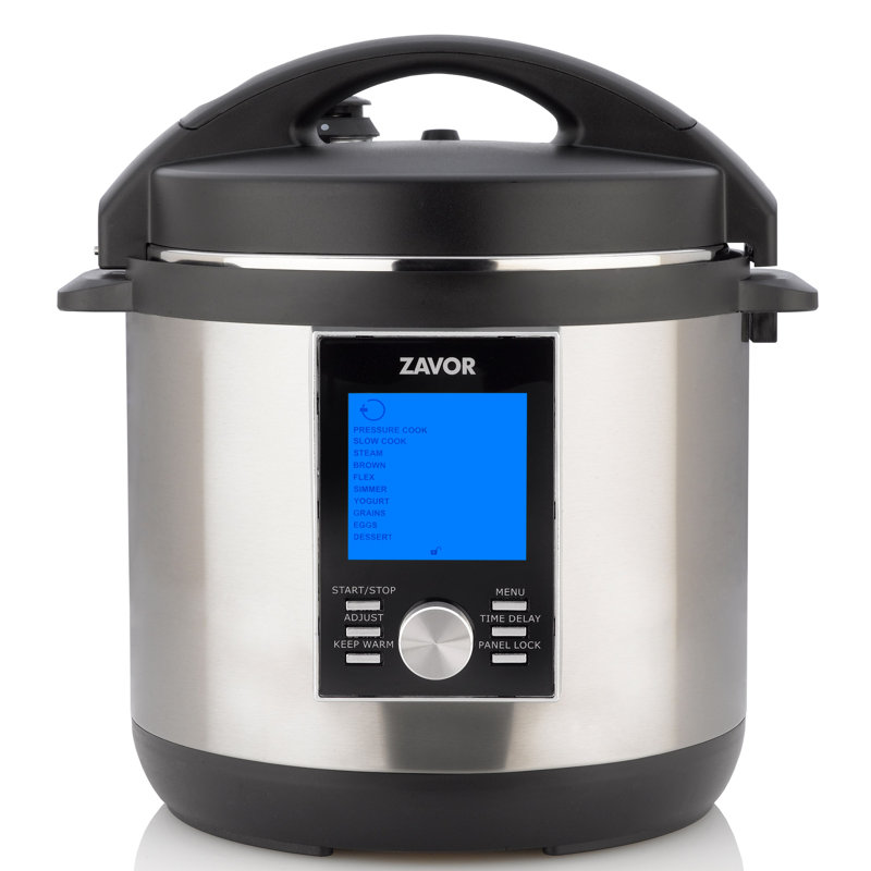 Zavor Lux LCD Multicooker, Stainless Steel, 6 Qt.