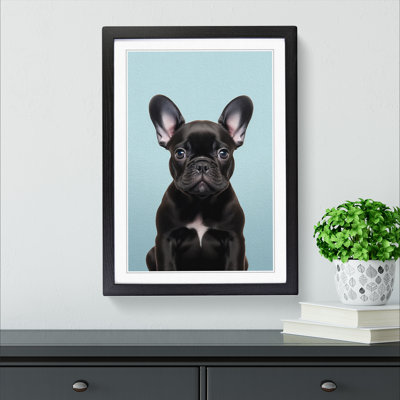 French Bulldog Minimalism No.2 - Framed Print