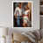 White Single Picture Framed