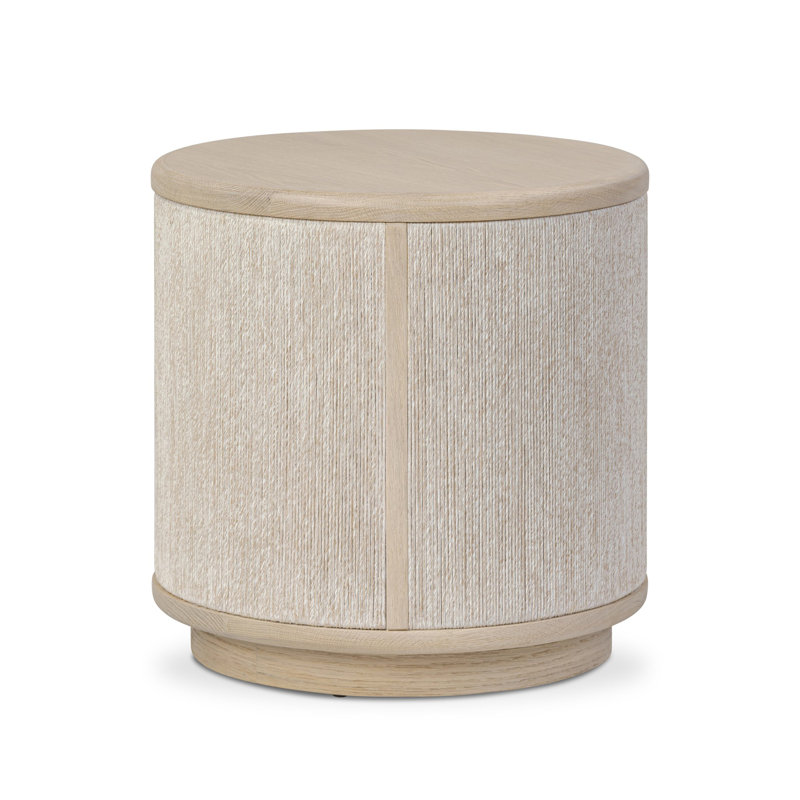 Rosenell End Table, Natural Oak Veneer