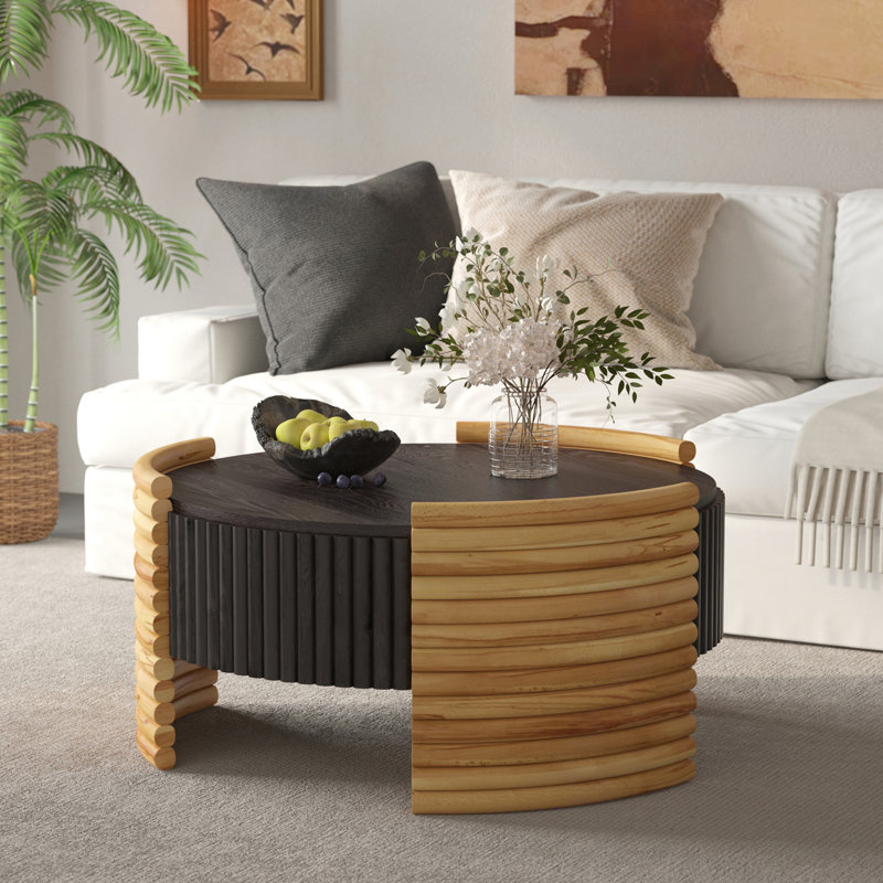 Table basse 31,50 "Modern, Marron foncé