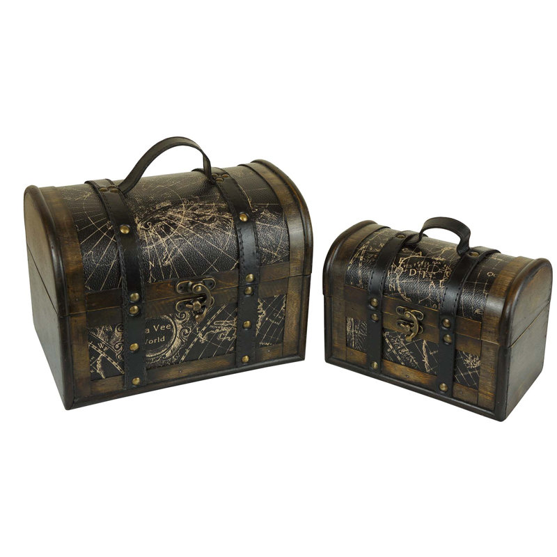 Wooden Decorative Trunk