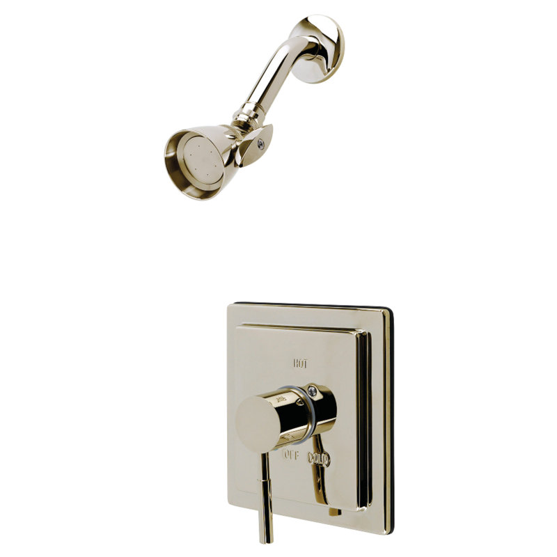 Kingston Brass Concord Single-Handle Pressure Balanced Shower Faucet, Polished Nickel