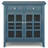 Acadian 36"W Solid Wood 2-Shelf Entryway Storage Cabinet with Glass Doors and 2 Drawers-2021736297