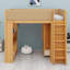 Lit mezzanine avec armoire, tiroirs et éclairage d'ambiance pour chambres peu encombrantes-1580277277-1581162437