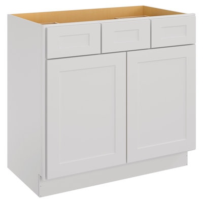 Armoire de base pour évier Homeibro, portes à fermeture douce, pour la salle de lavage, la salle de douche, la buanderie