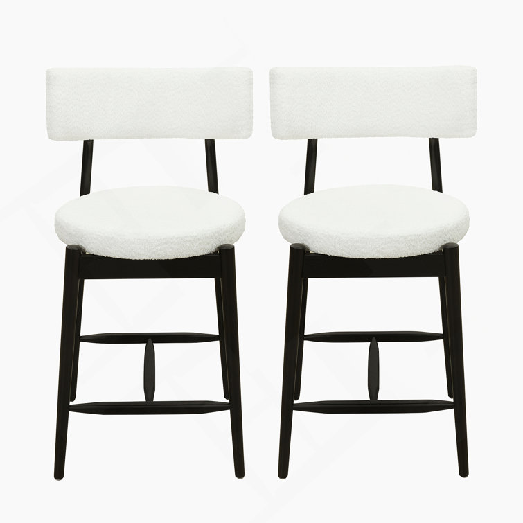 Tabourets de comptoir Mid-Century modernes (ensemble de 2) 