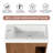 Mariae 20'' Single Bathroom Vanity with Resin Top-891143005-891143002