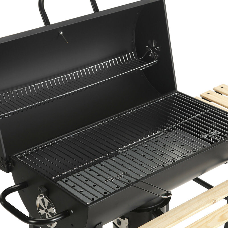 Dakota Fields Barrowman 105cm W Charcoal Grill