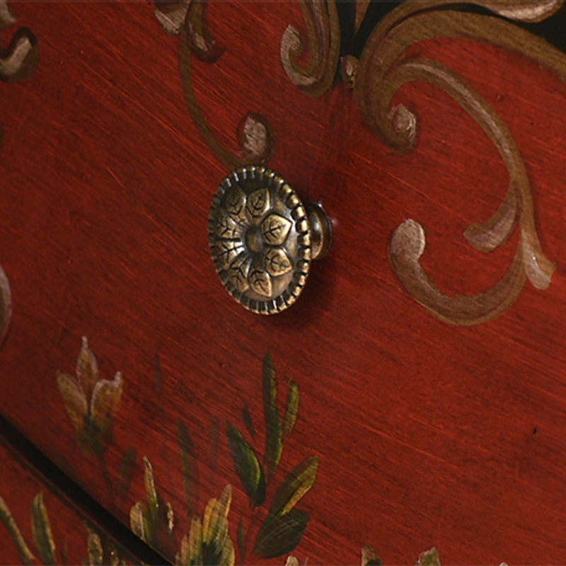 American nightstand painted side cabinet
