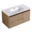 Meuble-lavabo mural 36 po avec lavabo gel