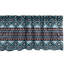 Ensemble de 2 cantonnières géométriques bleu marine Ambesonne Aztec-100818787