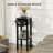 29" Black Side Table With Drawer And Shelf. Living Room Accent Piece. Stores Photos, Plants. Elegant Appearance Blends Any . Made Of . Tipping Function Guarantees Stability. Elevated Bottom Shelf