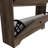 Shoe Rack 46" H, One Open Storage Shelf, Two Internal Storage Drawers, Two Doors