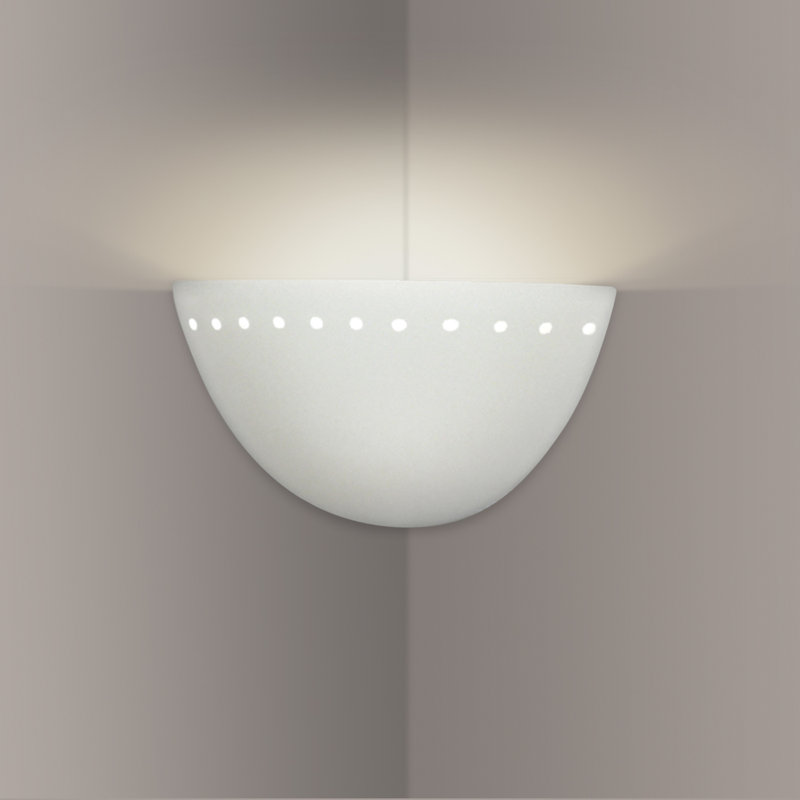 Aulay Ceramic Corner Wall Light