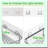 UltraGrip Shower Caddy Adhesive Strips - 6 Pack Flat Hooks for Secure Shelf Mounting