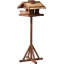Anary Wood Pole Decorative Bird Feeder