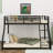 Sturdy Metal Drop-Down Bunk Beds-1210103616