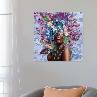 Women In Bloom Purplicious by Yvonne Coleman Burney - Print on Canvas
