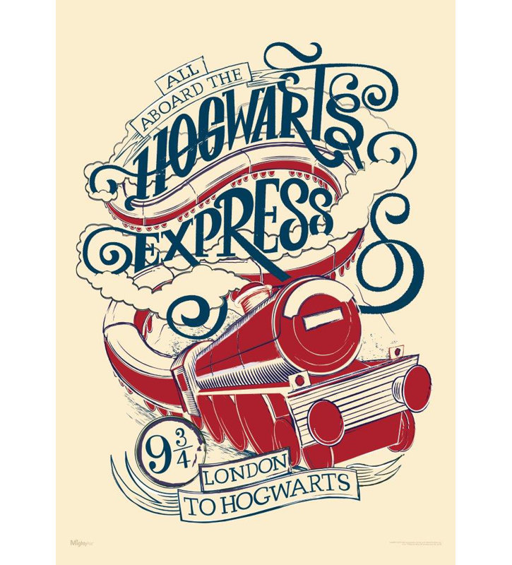 « poudlard express », impression Harry Potter