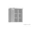 Linco 600 mm W 610 mm H Surface Mirrored Bathroom Cabinets 4 Adjustable Shelves with Mirror-1097441581